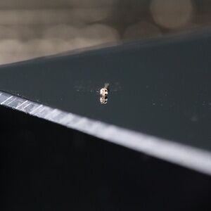1.4mm Genuine Diamond Nose Stud Piercing with tiny 14k gold Mark New